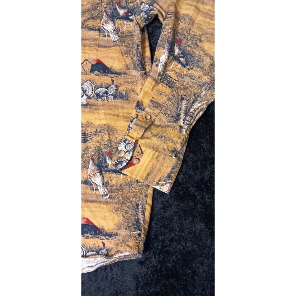 Clearwater Outfitters Long Sleeve Button Up Mens L Turkey Hunting Gorpcore AOP - Picture 7 of 14